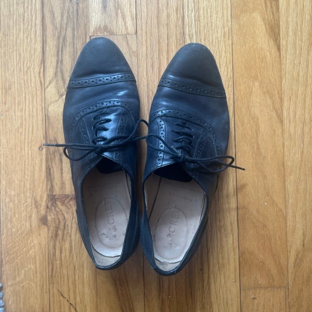 J. Crew Vintage Leather Oxford Flats